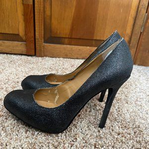 Chinese Laundry Honey Don't Pump- Black Glitter 8